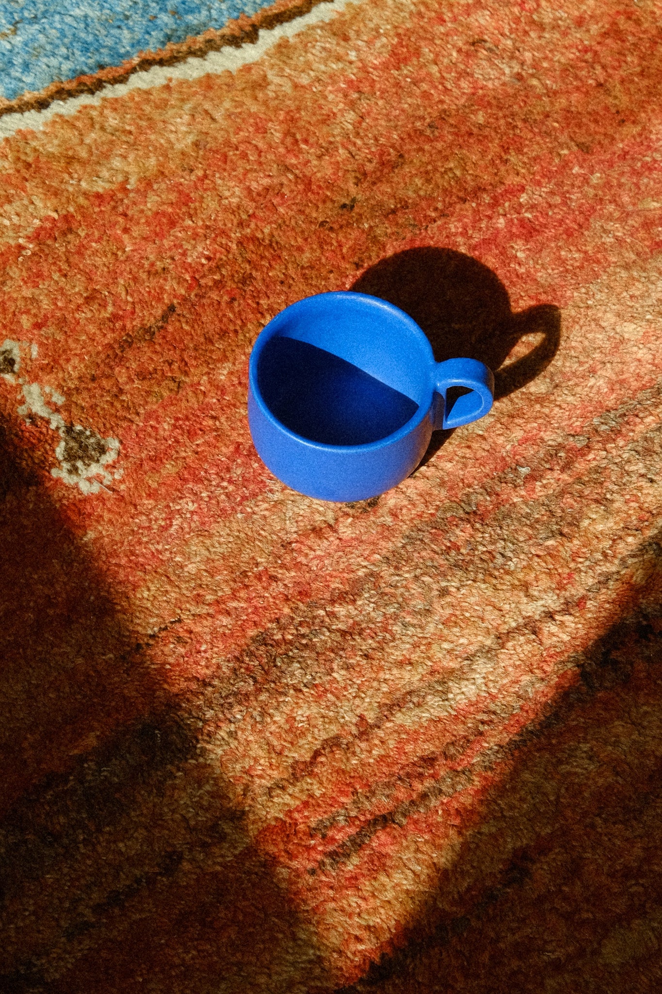 Vintage Mug In Matisse Blue