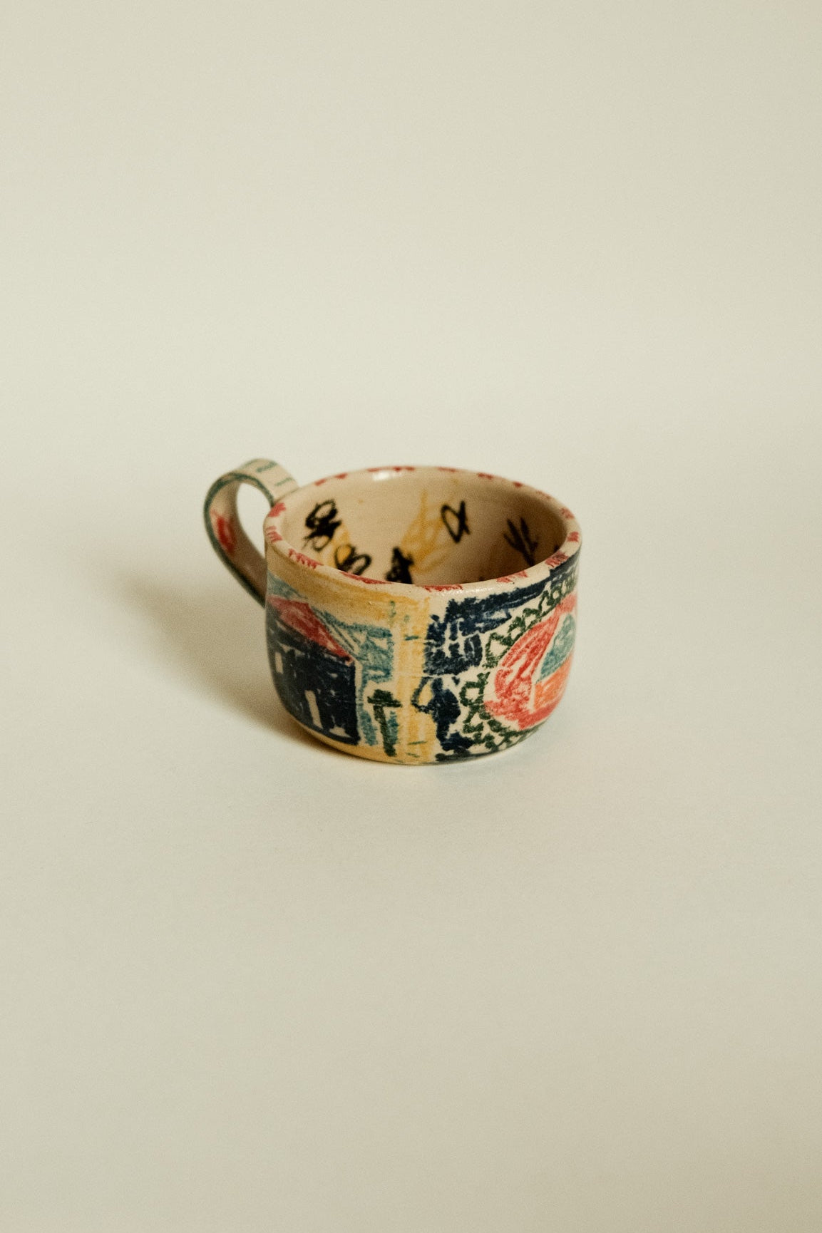 Vintage Mug in Memory of Home